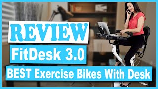 FitDesk 3.0 Folding Exercise Bike With Desk Review - Best Exercise Bikes With Desk Reviews 2020