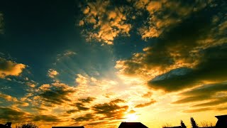 👉 Free Sunset Sky Video 🌇 | Clouds Timelapse (No Copyright) Ep.22