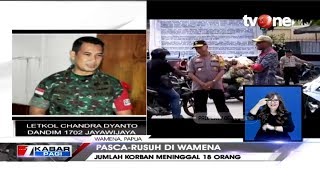 Pasca Rusuh di Wamena Situasi Keamanan Sudah Kondusif