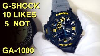 G-Shock GA-1000 Sky Cockpit, Feature Review: What I like, and why I don't