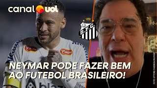 CASAGRANDE ELOGIA APÓS NEYMAR RECLAMAR DE BOLA DO PAULISTÃO: PODE FAZER BEM AO FUTEBOL BRASILEIRO!