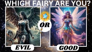 Which Fairy Are You? Evil Fairy 🧚or Good Fairy🧚‍♂️| Personality Quiz