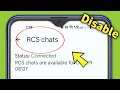 How to Disable RCS Chat in Google Messages