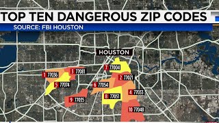 The top 10 most dangerous zip codes being targeted by FBI Houston; Is yours on the list?