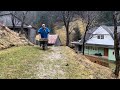 Grandma's Life in a mountain village in early spring! Lazy cabbage rolls and pancakes with cheese