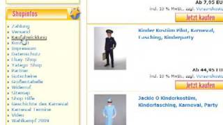 Karneval-Fasching-Shop Tutorial