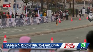 Elite athletes hit the halfway mark at the 2025 California International Marathon