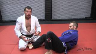 JJM 22 Dean Lister - Sweeping Kneebar From Half Guard Bottom.