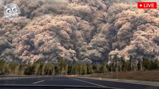 Horrifying Today: Recorded Live, Yellowstone Volcano's Powerful Erupt and Massive Earthquake Ongoing