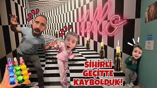 İLLÜZYON MÜZESİNDE POYRAZ ELİF BABASINI KAYBETTİM!!