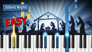 Silent Night - EASY Christmas Piano Tutorial