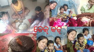 କେକ୍ କିଏ କାଟୁଛି କାହାର ଜନ୍ମ ଦିନ,#viralshortsvideo #odiavlog #janu gelhi family life style