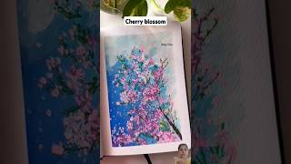 Cherry blossom 🌸 #painting #diy #viral #flower #art #creativeguru #shorts #trending #landscape