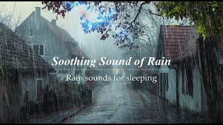 Heavy Rain and Thunderstorm for stress relief, insomnia and meditation - ASMR