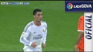 Brilliant goal of Cristiano (2-2) Real Madrid - Valencia CF