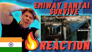 Emiway Bantai - Survive | IRISH REACTION Ft. VBreak(Prod by Bxl Grapes)| King Of The Streets (Album)