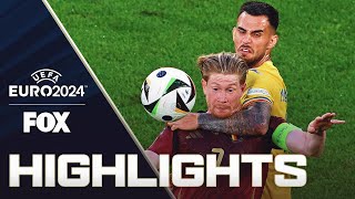 Belgium vs. Romania Highlights | UEFA Euro 2024