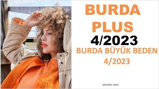 Burda Plus 4/2023 👗👗 Burda Büyük Beden 2023