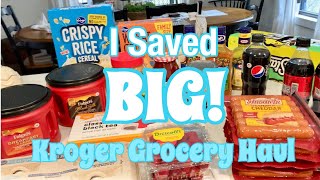 KROGER GROCERY HAUL | SHOPPING THE SALES \u0026 SAVING BIG!