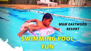 SWIMMING Pool FUN TIME with FAMILY| My son's 2nd Bday Celebration| Last day in MGM Eastwood resort