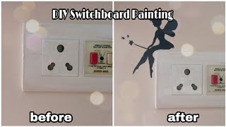 DIY Switchboard Painting / Wall Painting / Cute Ideas for Switchboard / Easy and Simple Designs