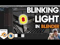 How to Make a BLINKING LIGHT in Blender!