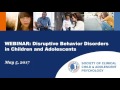 SCCAP Disruptive Behavior Disorder Webinar