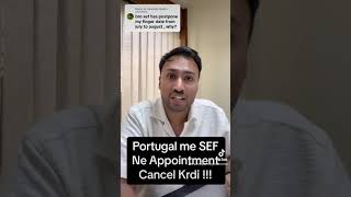 Portugal SEF Appointment Cancel