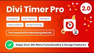 Divi Timer Pro Plugin Feature Update 2.0