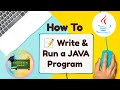How to Run First Java Program | Java First Program | Coding Draft by Kanika