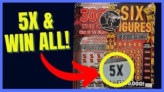 5X and Win All! 💥 Six Figures and 300X Kentucky Lottery Scratch Off Tickets! 💰