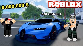 En Pahalı Bugattiyi Aldım ve Yarıştık - Panda ile Roblox Vehicle Legends