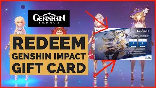 How To Redeem/Use Genshin Impact Gift Card Online | Redeem Codes in Genshin Impact 2022