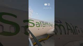 #shorts Boarding Salam Air Airbus 320 at Muscat International Airport #boarding