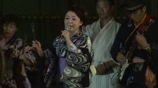 江州音頭　早浪 美加　中川正進会納涼盆踊り　2016.08.30