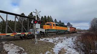 A Rare Catch As ELS 1221 (SD9) Leads The Way Back To Channing! #trains #trainhorn #trainvideo