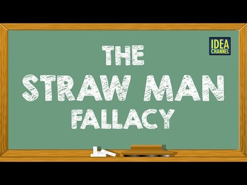What is a straw man in an argument?