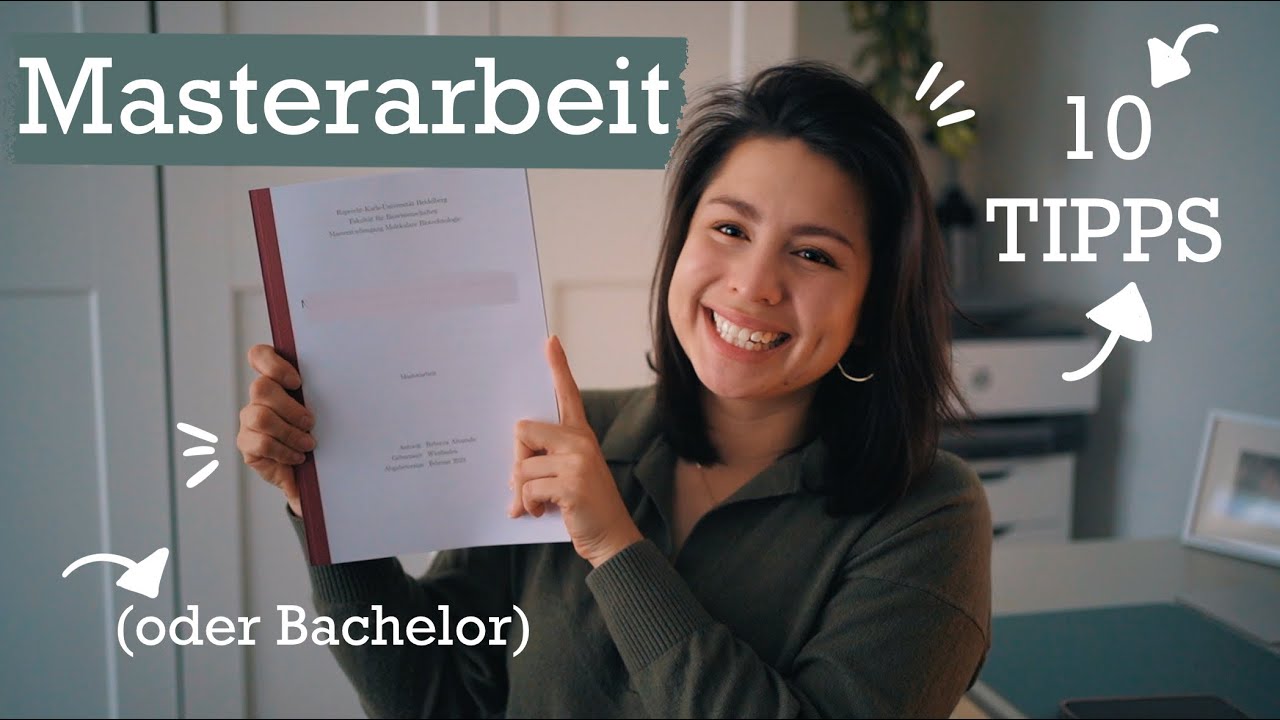 Die 10 BESTEN Tipps Für Die Bachelor- Oder Masterarbeit! - YouTube