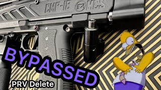 LL4D Tippmann TIPX - How to bypass the newest generation factory regulator (PRV delete)