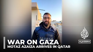 Palestinian photojournalist Motaz Azaiza arrives in Qatar after evacuation from Gaza