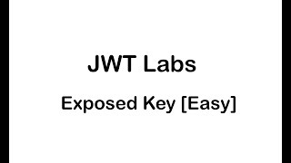 Jwt Pentesting Attacking Jwt Tokens Jwt Exposed Key 57