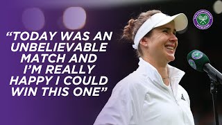 Elina Svitolina feeling "unbelievable" after beating World No.1 in Quarter-Final | Wimbledon 2023