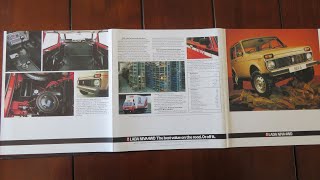 The Lada Niva story - a brochure from 1984