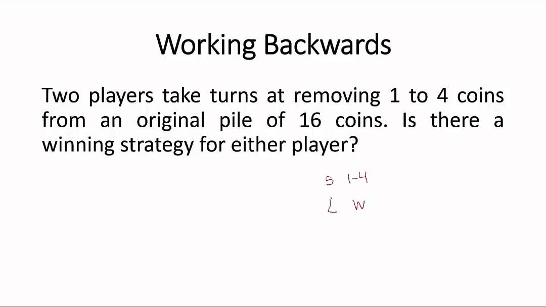 Working Backwards: Problem Solving Strategy 3 - YouTube