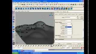 Crowd simulation using Maya Dynamic Tutorials 2