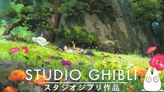 ベストスタジオジブリOSTピアノコレクション🌻【仕事・勉強・睡眠用BGM】🍀 千と千尋の神隠し, 崖の上のポニョ, となりのトトロ, もののけ姫