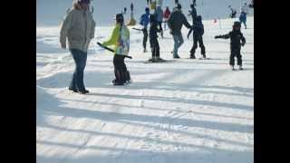 Martinka Belejová - snowboard na vleku