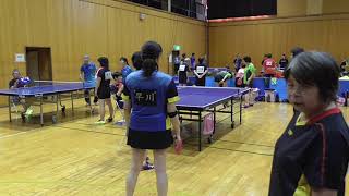 16thEsperanzaダブルス卓球大会　女子複Aクラス　準優勝組戦