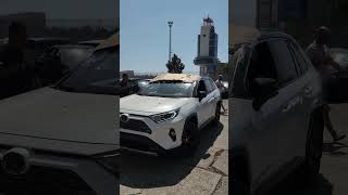 Toyota Rav4 XSE Hybrid  getting out of the container #car #automobile #shipping #toyota