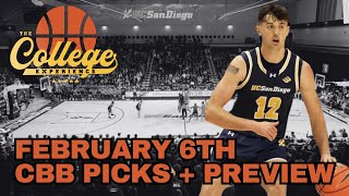 College Basketball Picks - Thursday, February 6th | The College Experience: Basketball